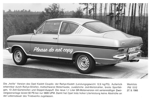 Opel kadett rallye coupé - kadett,