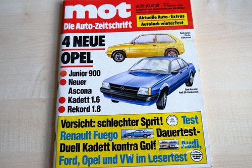 Mot 1980 opel kadett - 21/1980,